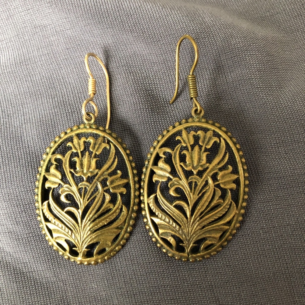 Fleur de lis earrings